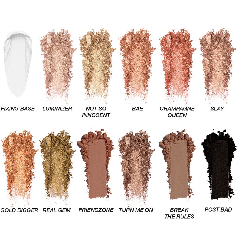 Palette de fards 10 teintes nudes
