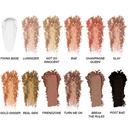 Palette de fards 10 teintes nudes