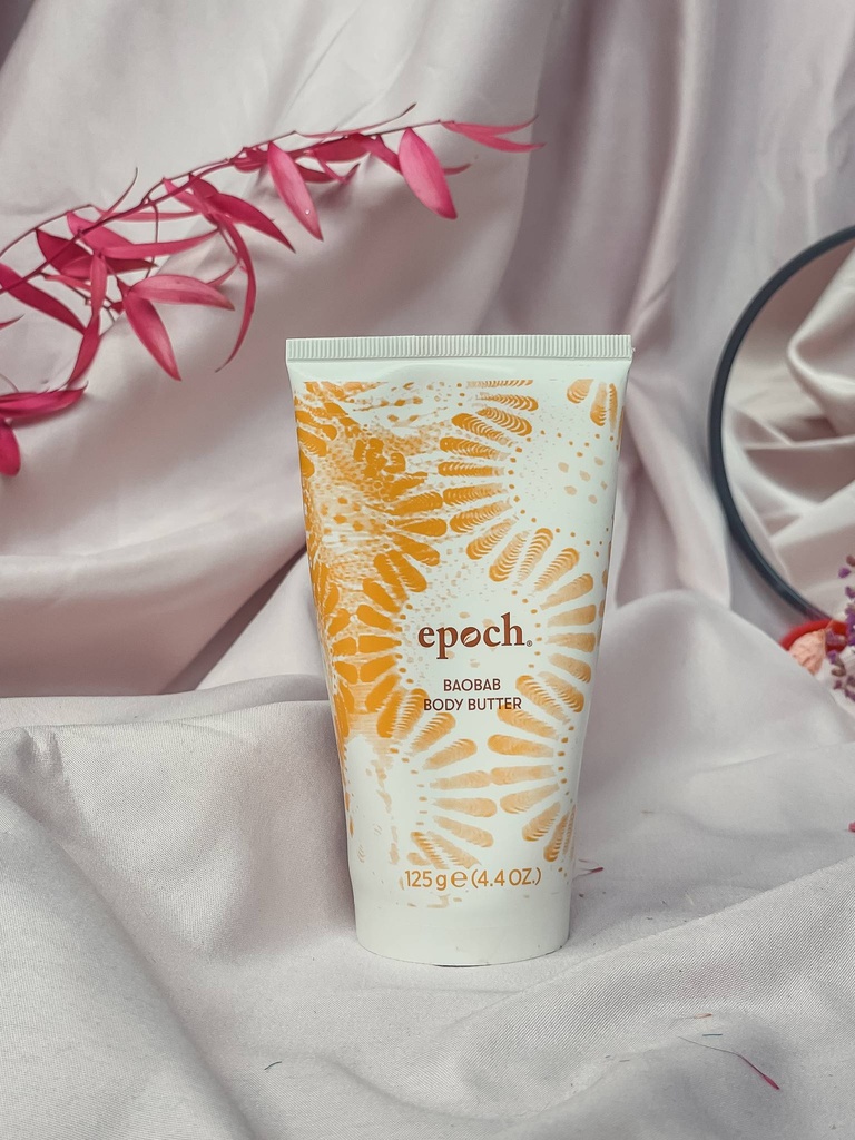 Crème corporel nourissante grâce au baobab, même pour les peaux atopiques