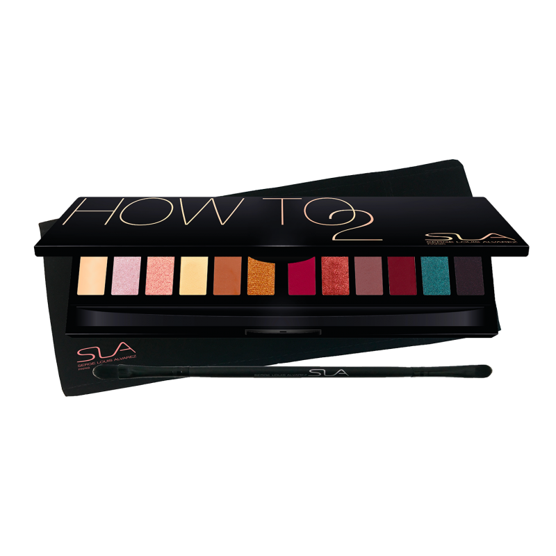Palette de fards 10 teintes intense