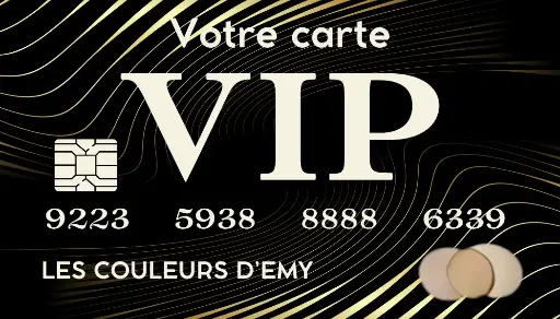 Carte VIP Les couleurs d'Emy